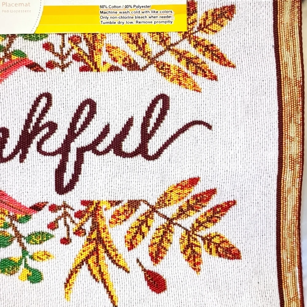 Harvest Tapestry Holiday Placemats 